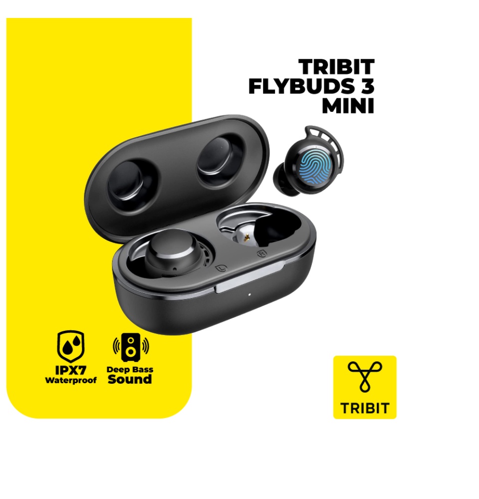 Tribit FlyBuds Mini Wireless Earbuds IPX7 Waterproof Bluetooth