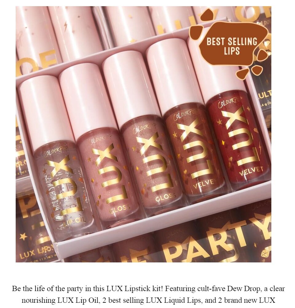 lux of the party lux lip vault