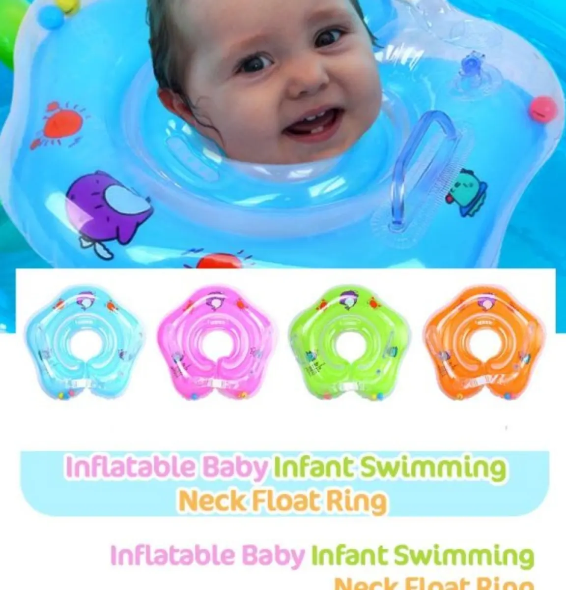 baby infant swimming neck