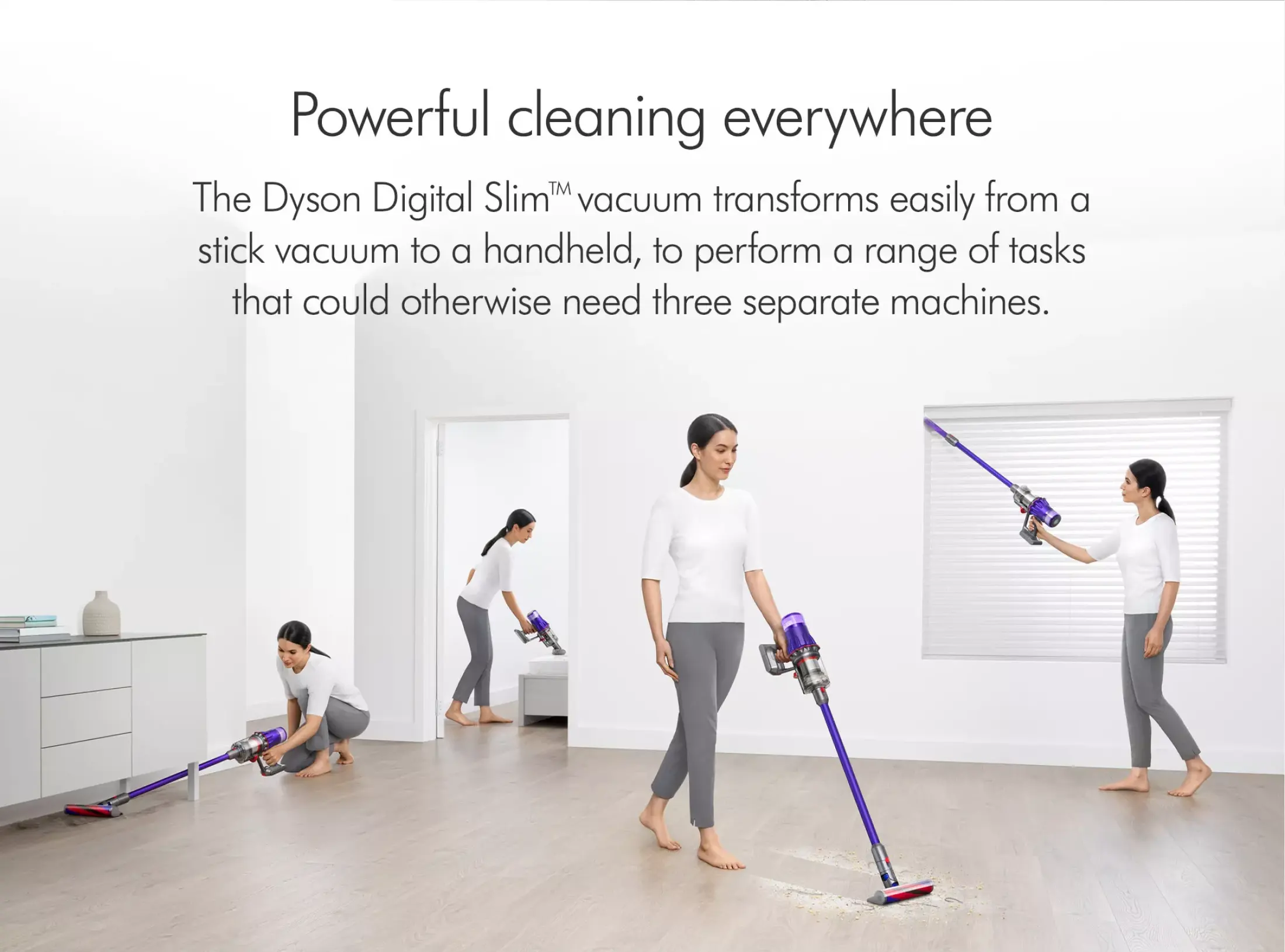 Dyson Stick Vacuum Cleaner Digital Slim Fluffy Extra (Purple / Iron