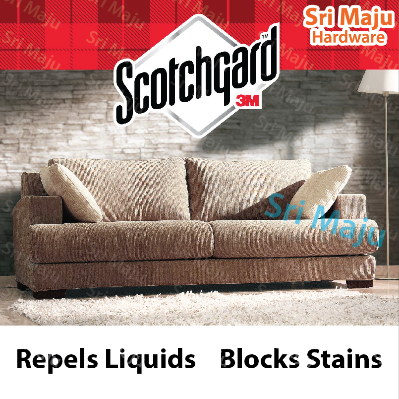 Maju 3m Scotchgard Fabric Protector Repel Liquid Block Stain 10oz