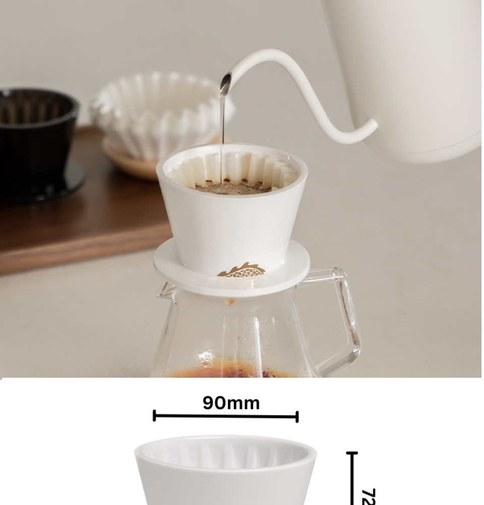 Timemore - Ceramic Crystal Eye B75 Dripper Cake shape Coffee