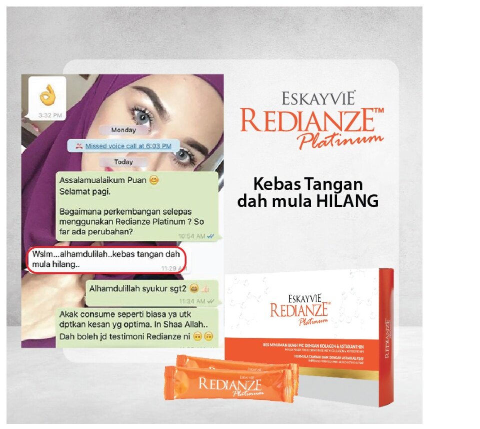Eskayvie Redianze Platinum Testimoni