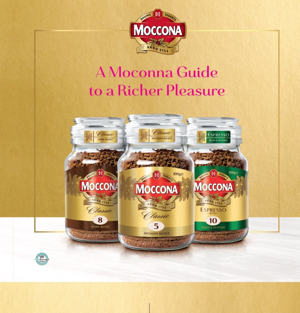 Moccona Classic Decaffeinated Freeze Dried 5 Coffee 100g x 2 Jar New