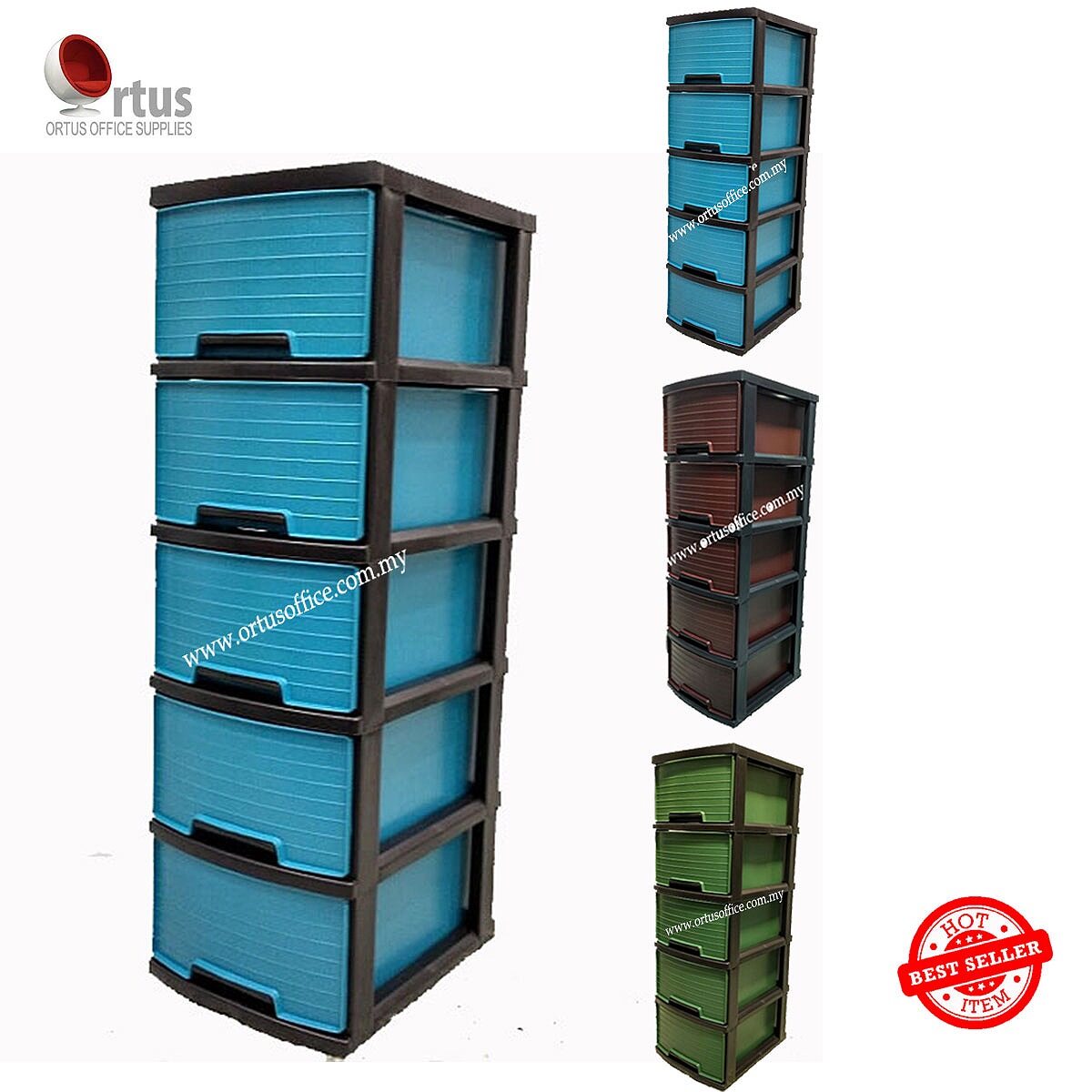 Limited Offer 5 Tier Plastic Cabinet Plastic Drawer Clothes