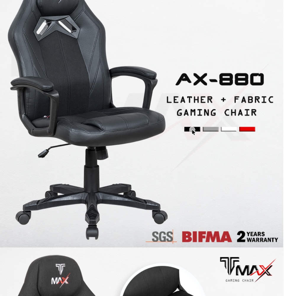 TMAX AX 780 880 Gaming Chair with Ergonomic Backrest 2 years