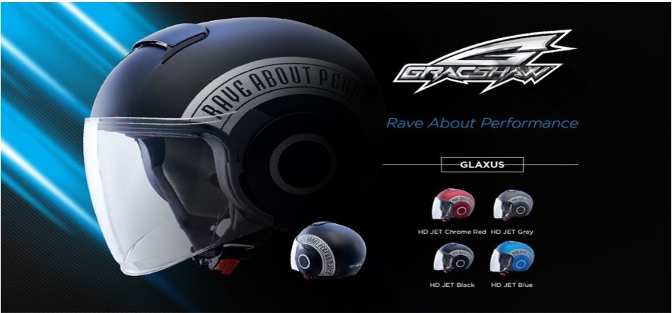 Helmet Gracshaw G828 Glaxus \u0026lt;Free 