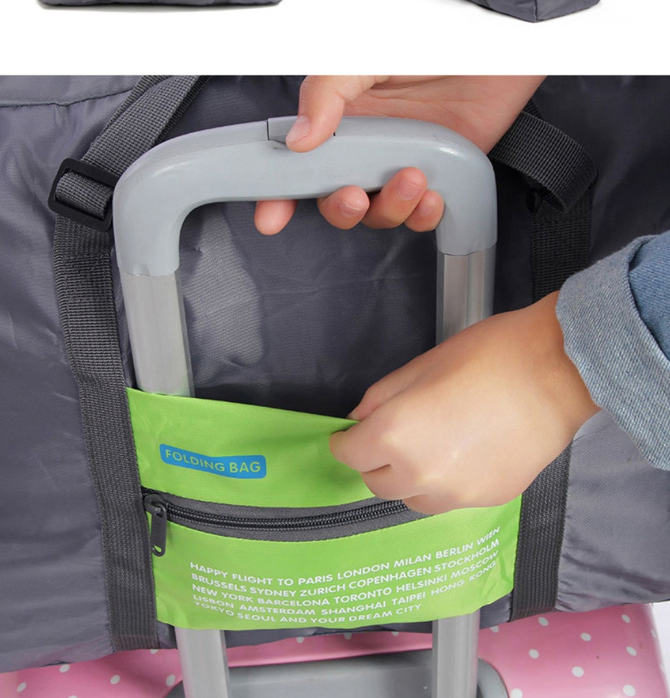 Waterproof Nylon Foldable Travel Bag Large Capacity Storage Pouch_voghion.com