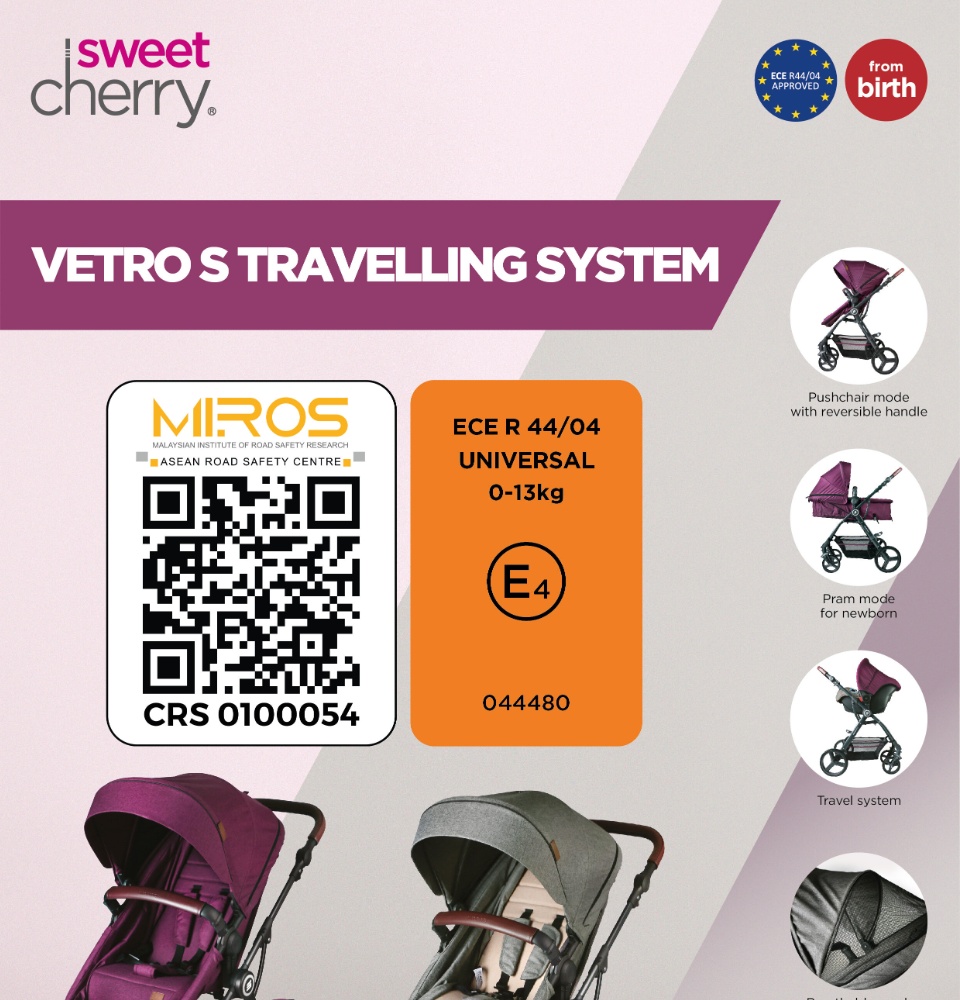 Sweet cherry vetro outlet stroller