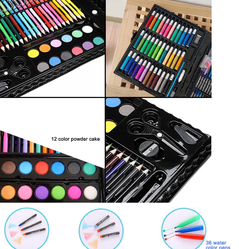 150Pcs Watercolor Brush Pen Set Painting Pen For Students
