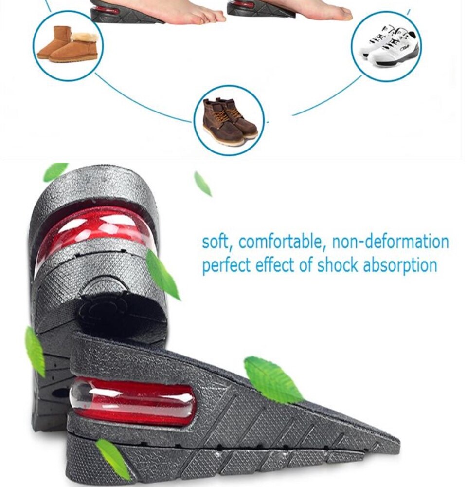 (ADJUSTABLE DOUBLE LEVEL) WJS 2pcs 2 pcs Double Layer Shoe Heightener