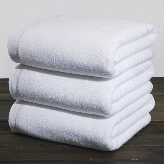 Circlet Egyptian CottonHighly Absorbent spa Luxury White Bath Towels Large
