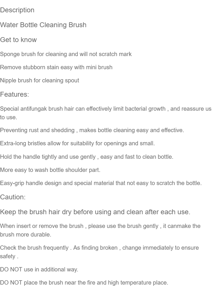 Eplas Accessory - Bottle Cleaning Brush Set (EG-3B) - Blue – OG