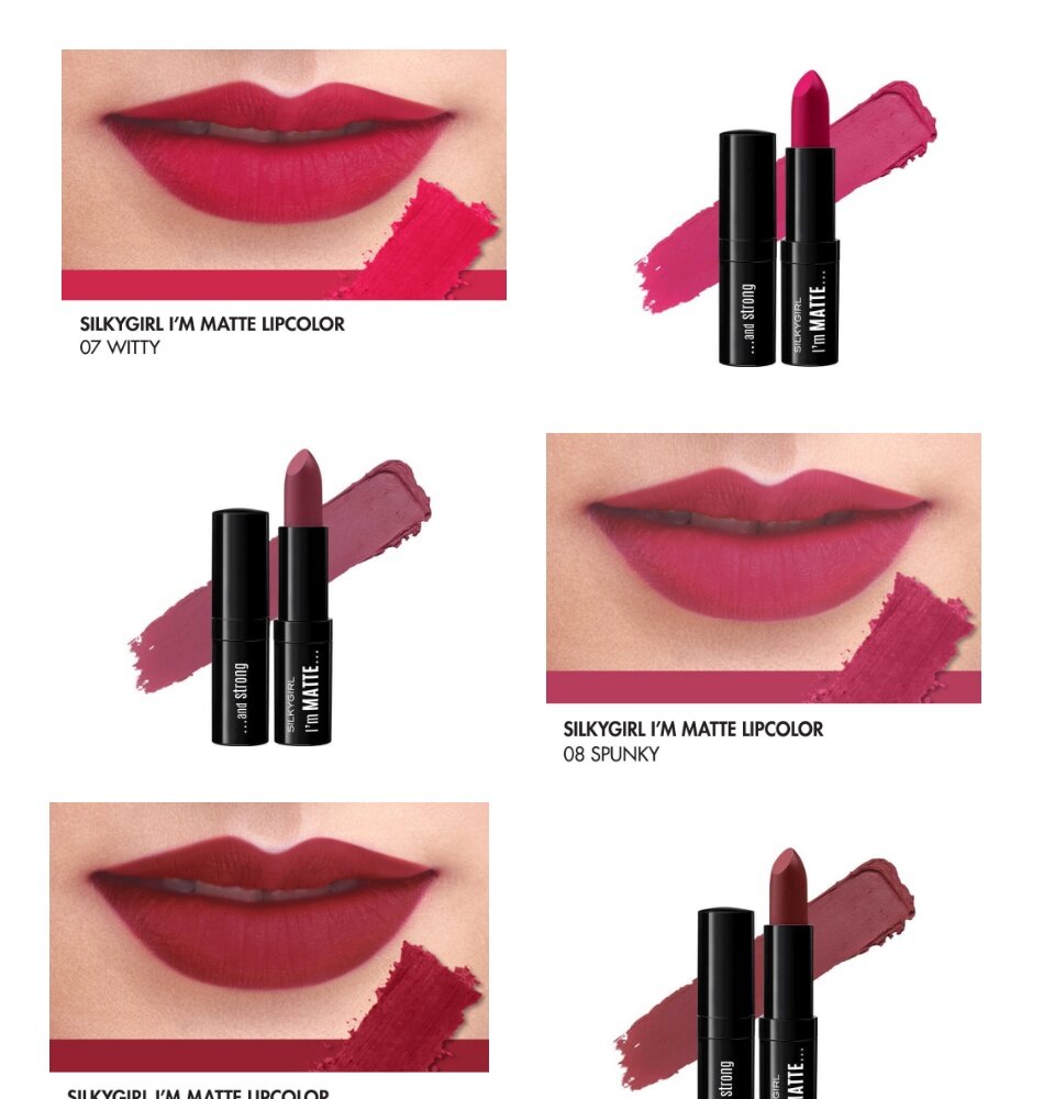 silkygirl im matte lip color