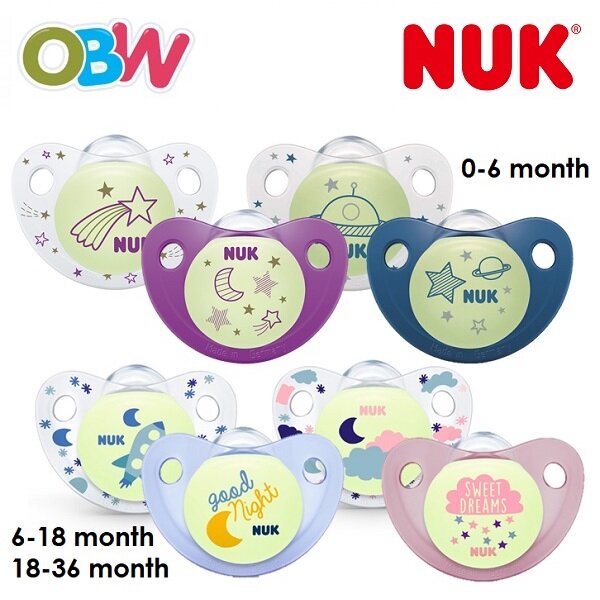 nuk glow in the dark dummies