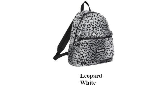 SUPREME LEOPARD BACKPACK Lazada Lazada