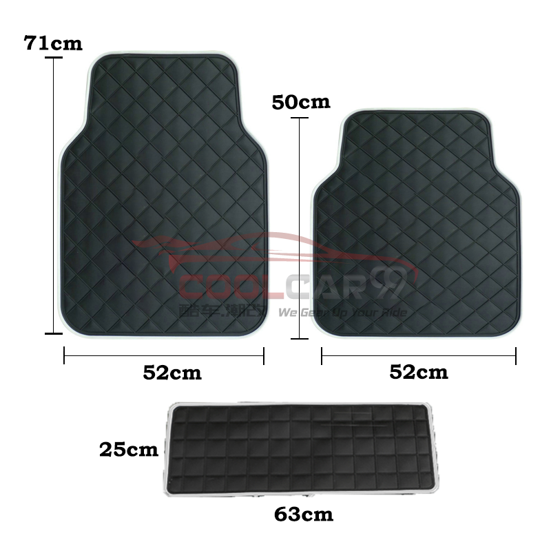 Captain America Batman Superman Car Carpet Latex Floor Mats Foot