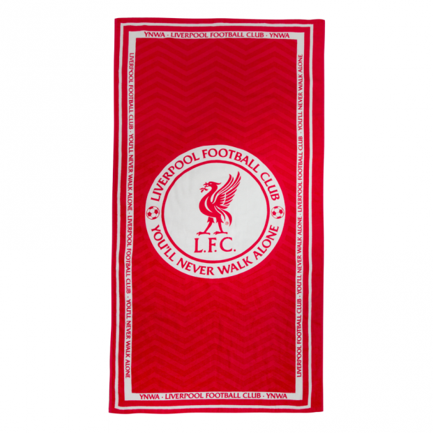 100/% Cotton-70cm x 140cm L.F.C Giant Official Liverpool FC Crest Beach Towel