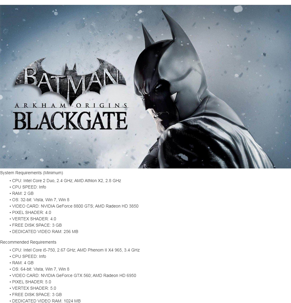 Batman Arkham Origins: Blackgate PC GAME [Offline INSTALLATION] | Lazada