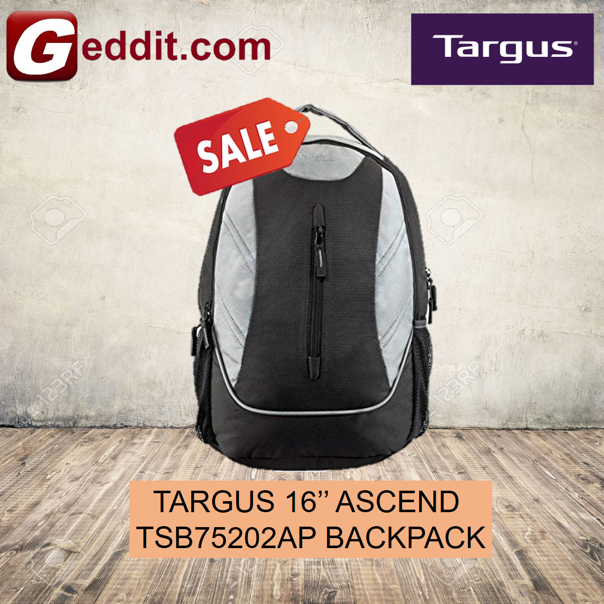 TARGUS 16 ASCEND BACKPACK (TSB75202AP)