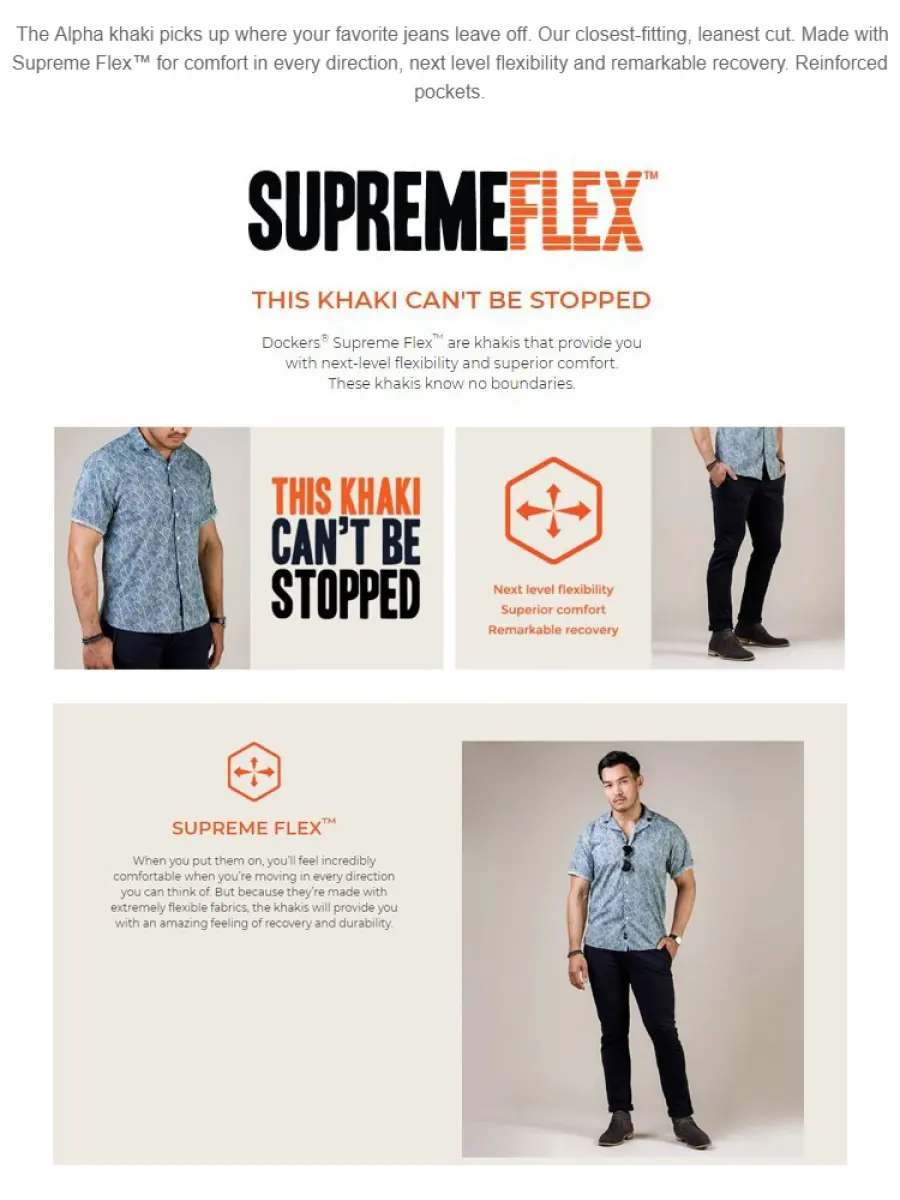 dockers alpha supreme flex