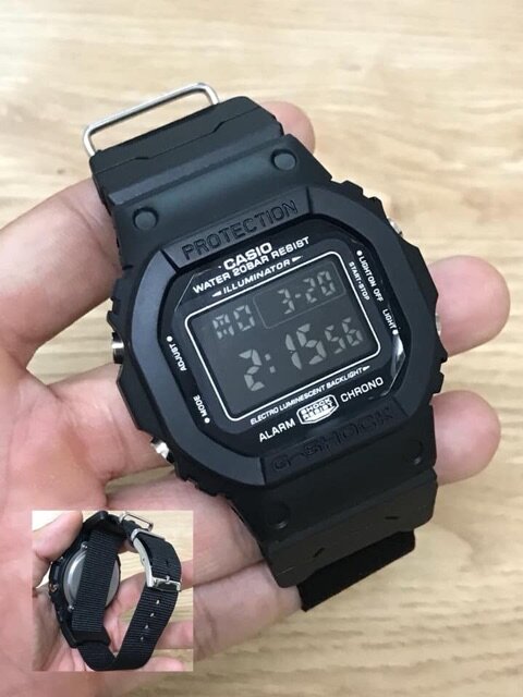 g shock dw 5600 nylon strap