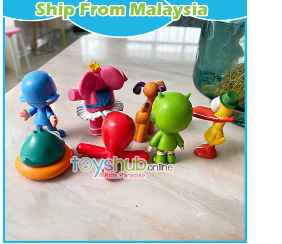 Boneca dos desenhos animados Pocoyo Zinkia Doll Pvc Action Figures