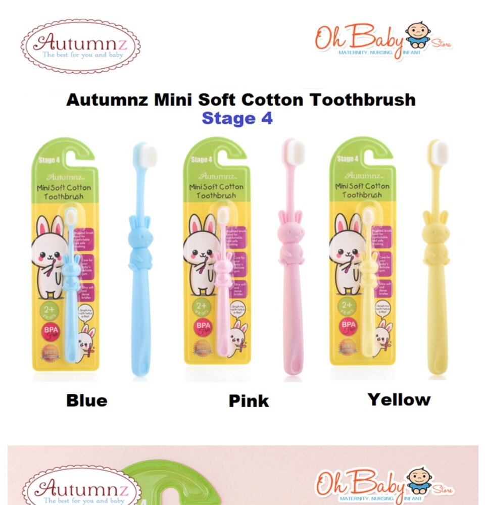mini soft cotton toothbrush