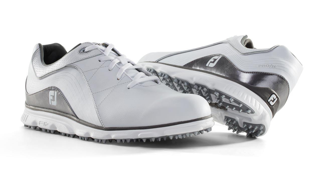 Footjoy Pro/SL Laced Golf Shoe - White 