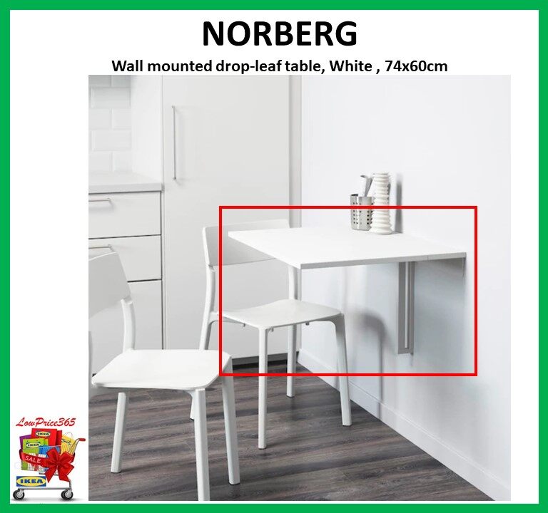 White Dining Tables Ikea Norberg Dining Table Desk Furniture Home