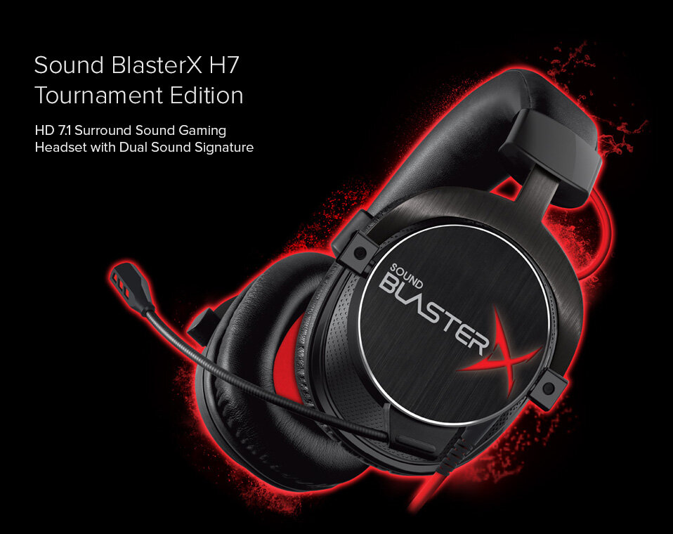 Surround Sound Blasterx H7 Tournament H7 Tournament Edition Sound - Main Image