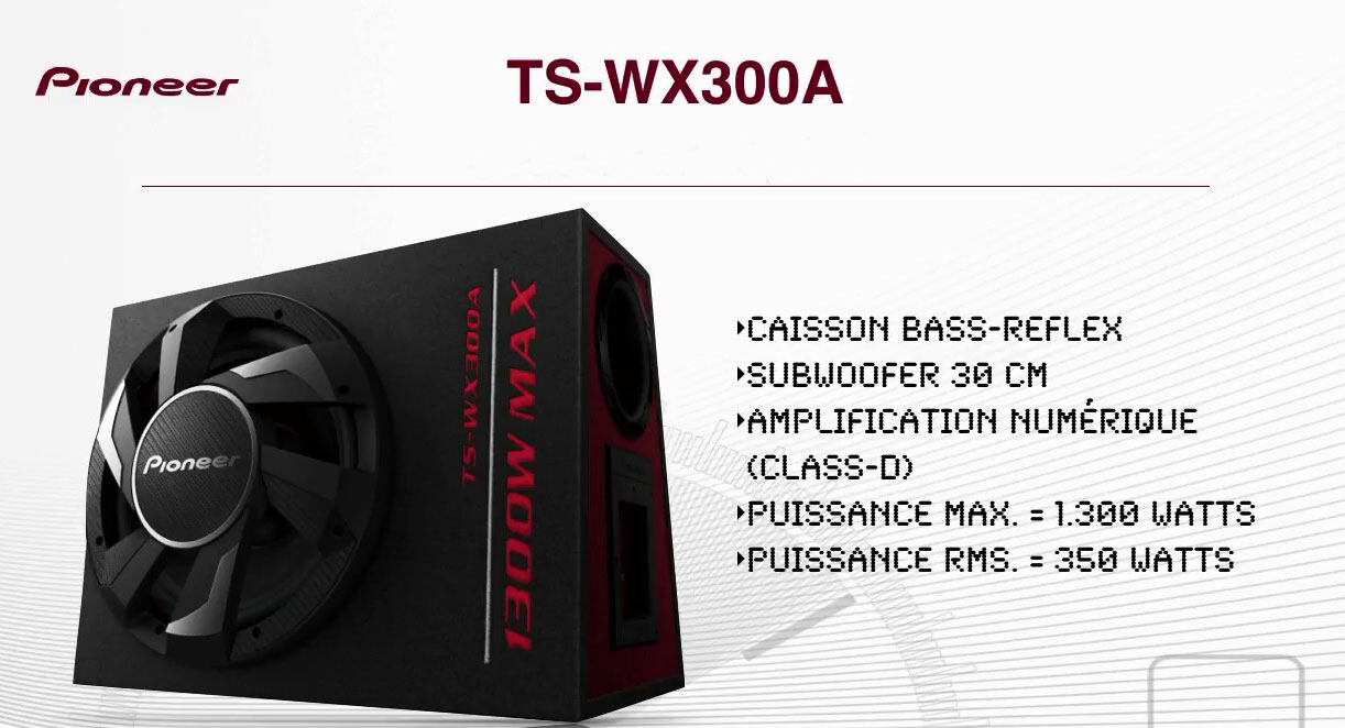 pioneer class d subwoofer