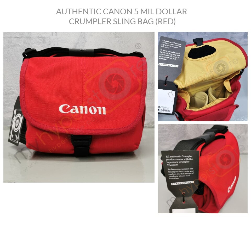 Canon Crumpler Digital Slr DSLR Sling Bag Million Dollar Home