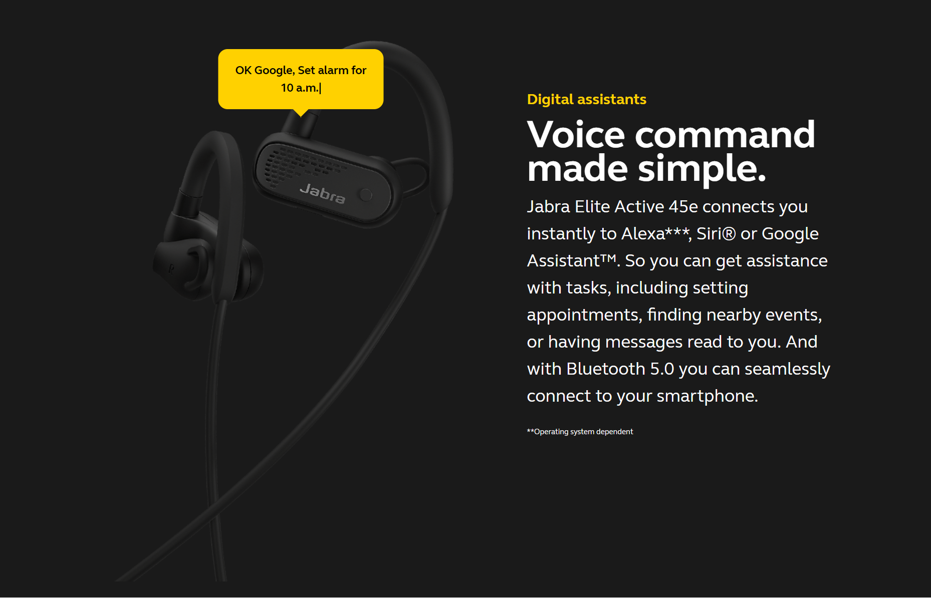 Jabra headset discount elite active 45e