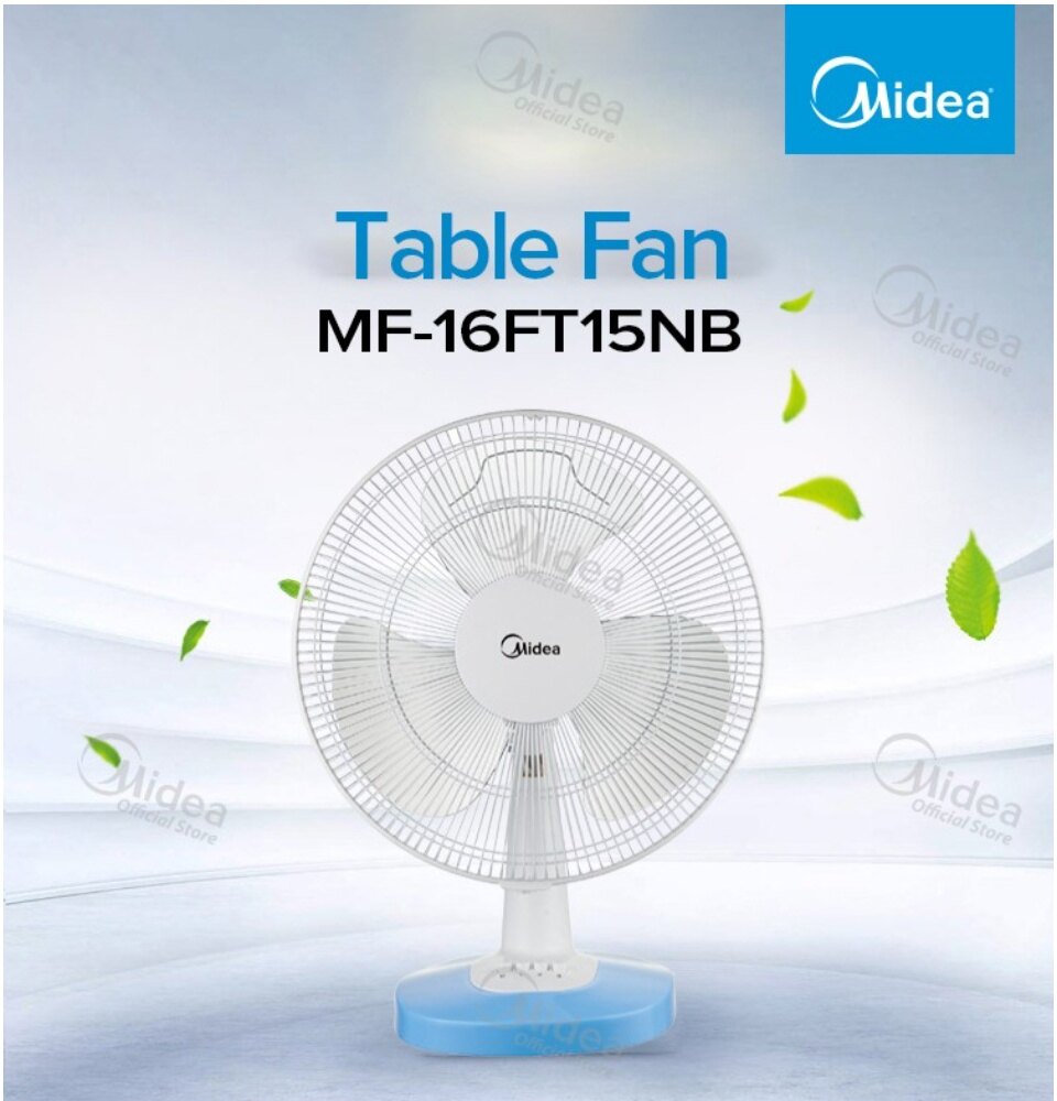 Midea Mf 16ft15nb 3 Speed Choices 16 Inch Table Fan Fan Lazada