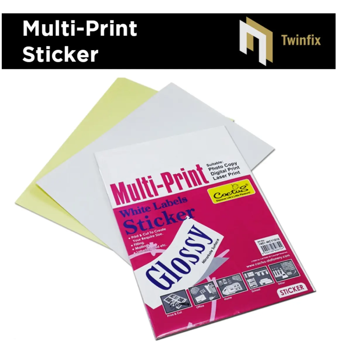 laser print sticker paper