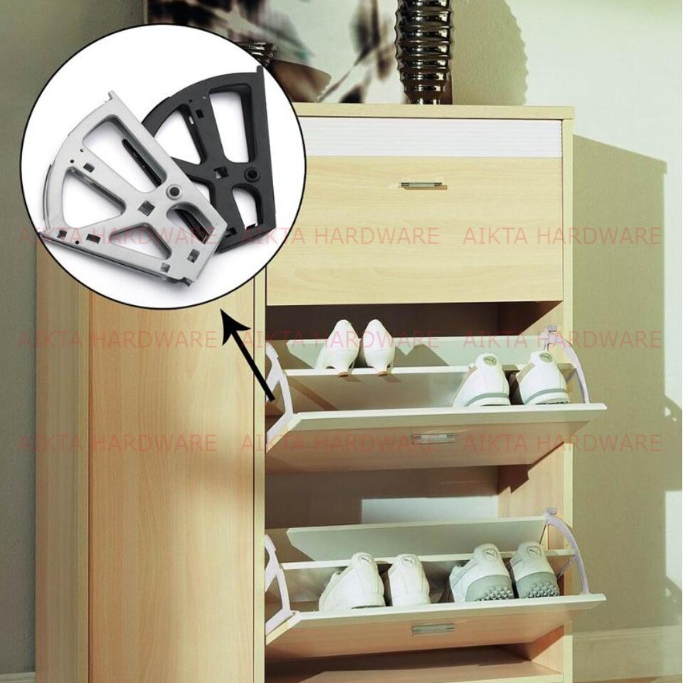 Stainless Steel Swivel Rack Bracket Layers For Shoe And Storage