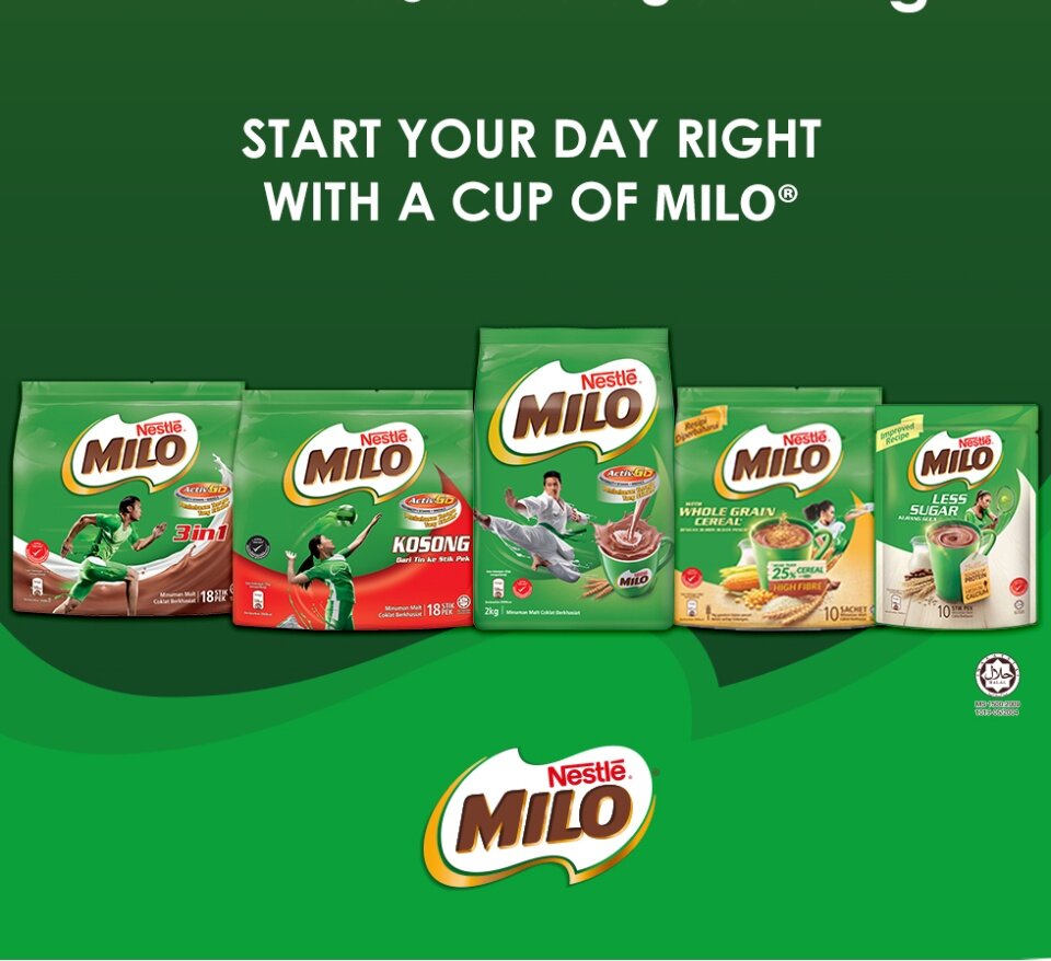 Nestle Milo Bundle (MIlo Active Go 200g x 1 Unit + 400g x 1Unit)