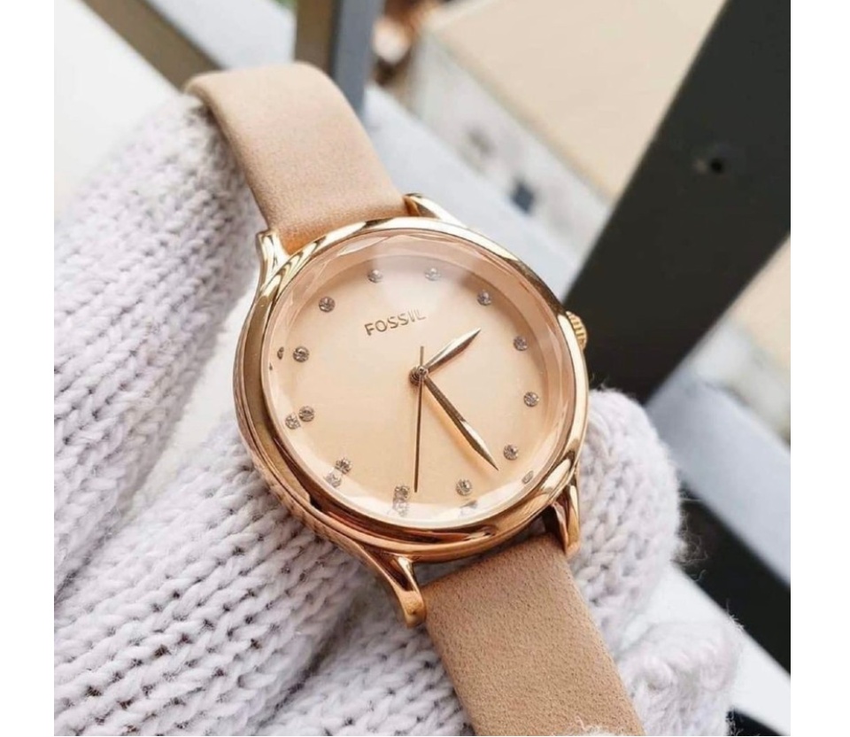 FOSSIL Laney Three Hand Tan Leather Watch BQ3323 Fossil Watches Lazada Lazada