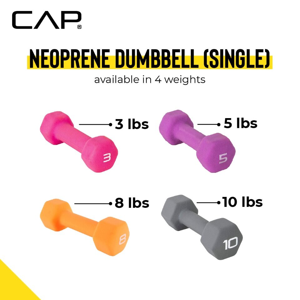 Cap neoprene discount dumbbells 10 lbs