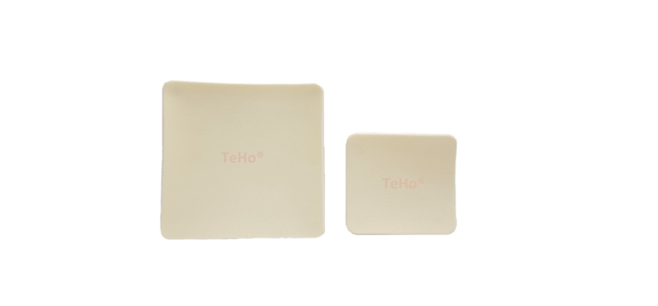teho silver foam dressing TeHo Foam Sterile Hydrophilic Foam Dressing 10x10cm 10s