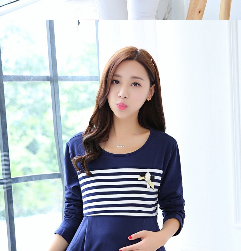 Plus Size Pregnant Women Cotton Long 