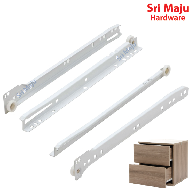 Maju 601 Drawer Slide Roller Runner Wheel Rail Open Drawer Roda