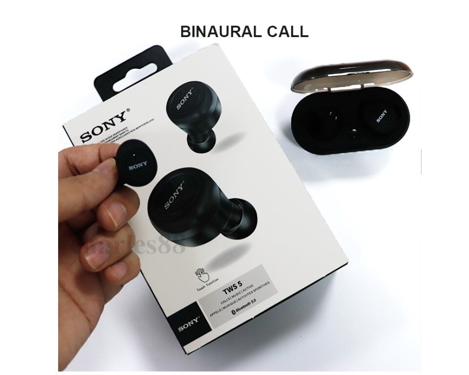 Sony Tws5 True Wireless Headphone Bluetooth Soundsport Headphones Earphone Handsfree Sports Earbuds Lazada