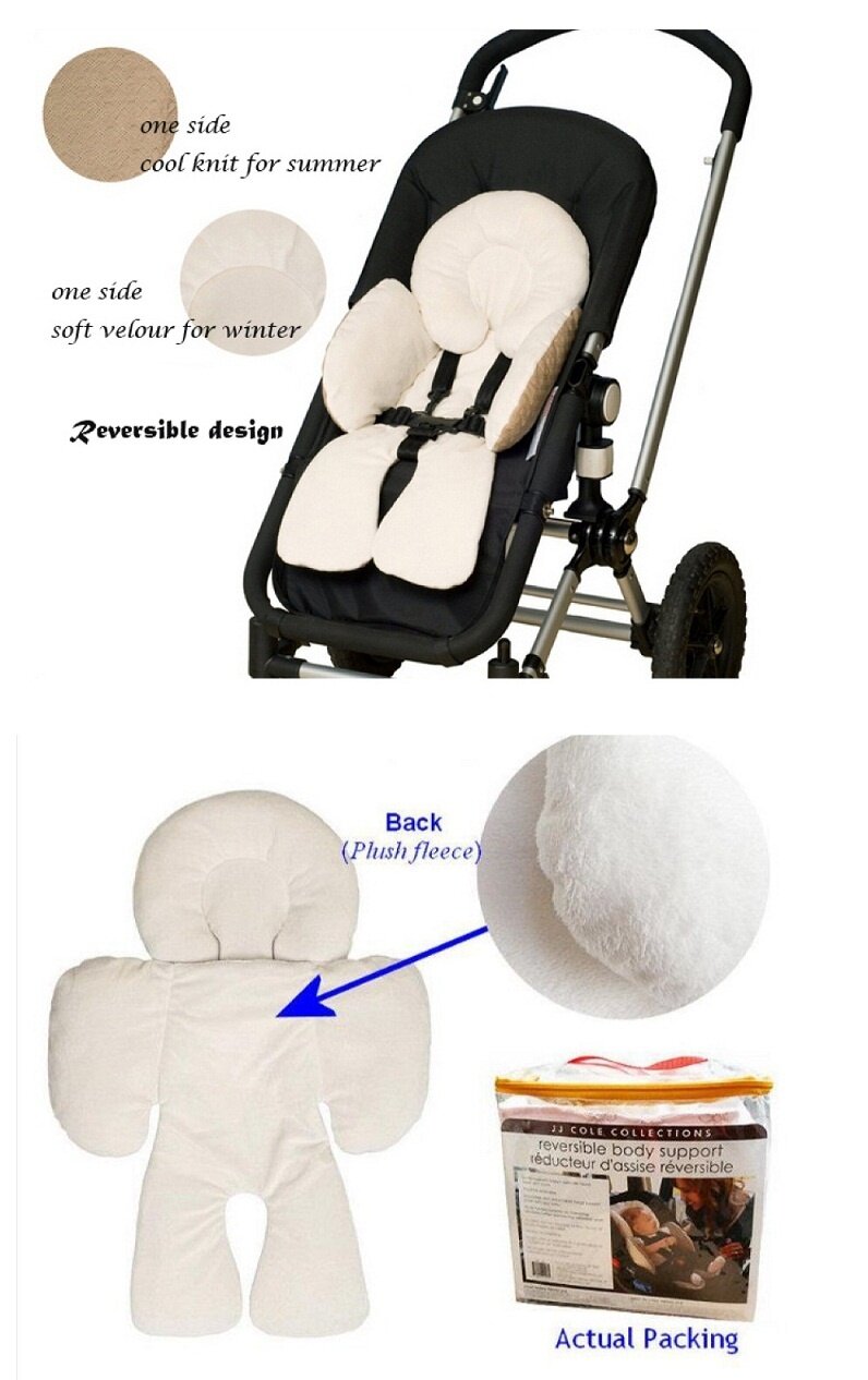 Full Support Wjs Baby Stroller Head Car Seat Safety Cotton Pillow Protection Cushion Pad