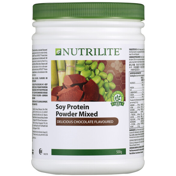 NUTRILITE Soy Protein Drink Mix Chocolate Flavour (500g) COMBO KIT