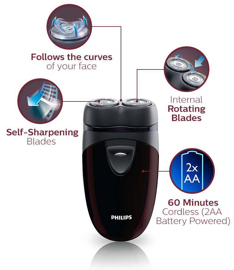 Philips Men Shaver (AA Battery) Siong How Electrical & Electronic Sdn