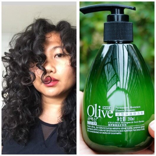 260 Ml Olive Curl Extend Moisture Hair Gel On Curly Hair 自然卷发