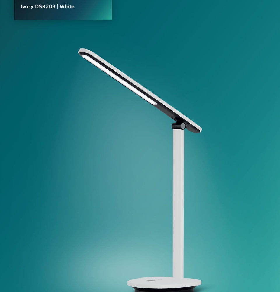 philips led reading desk lamp ivory