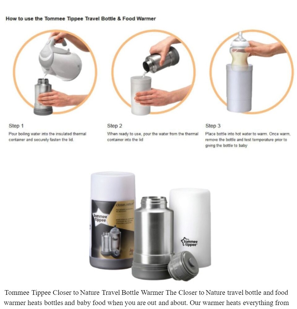 tommee tippee thermal bottle warmer